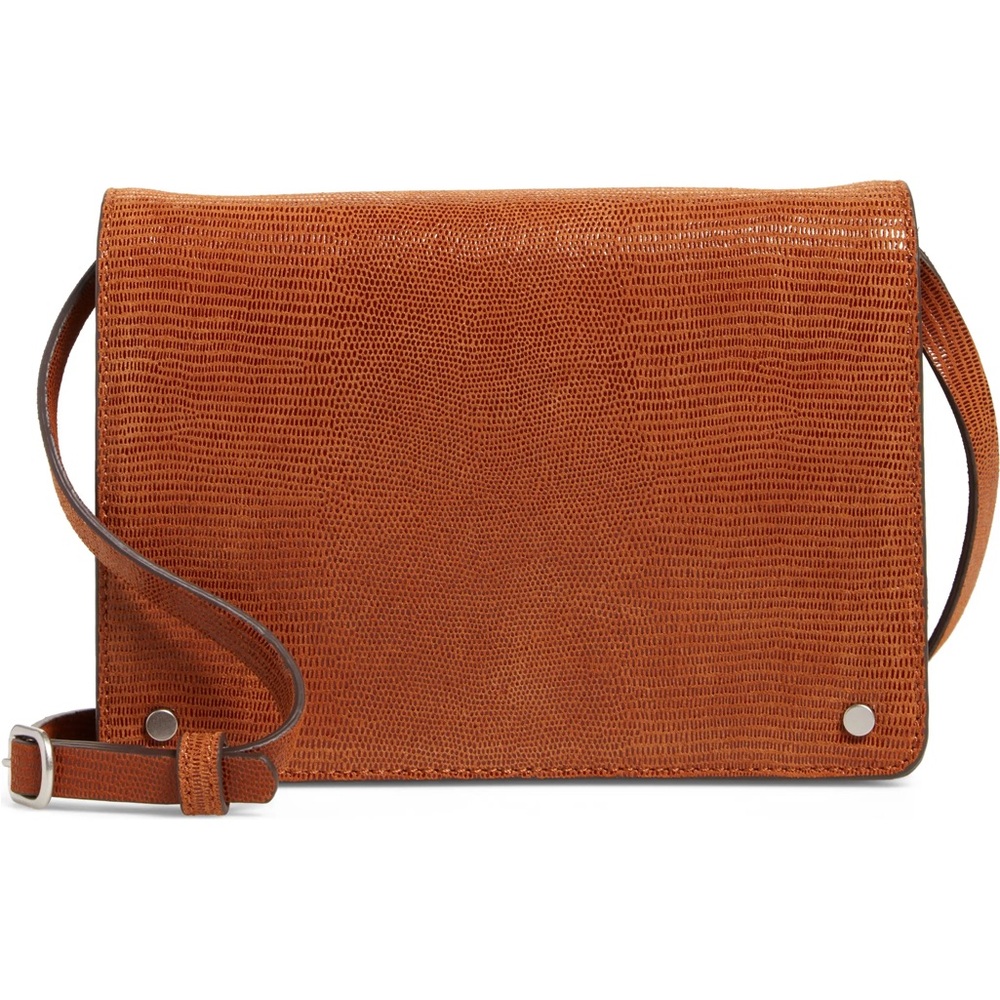 NEW Treasure & Bond Mini Lex Brown Leather Crossbody Purse Bag